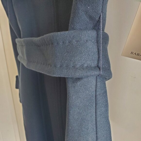 NWT Babaton Blue Grey Bromley Wool Coat Size Small - Picture 11 of 16